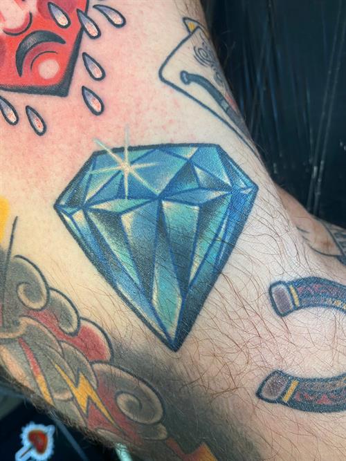 Blue diamond