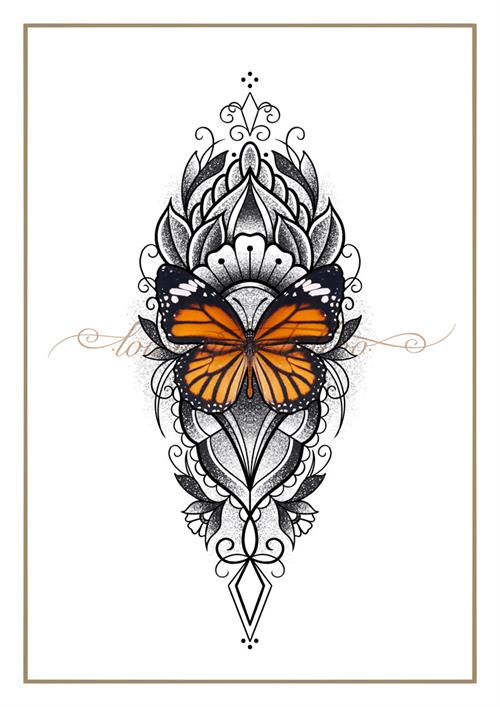 Lou Winter tattoo design