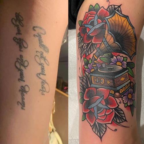 Cover up tattoo